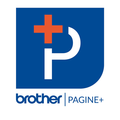 Nuovo logo design per il servizio Pagine+ di Brother realizzato da Invasione Creativa